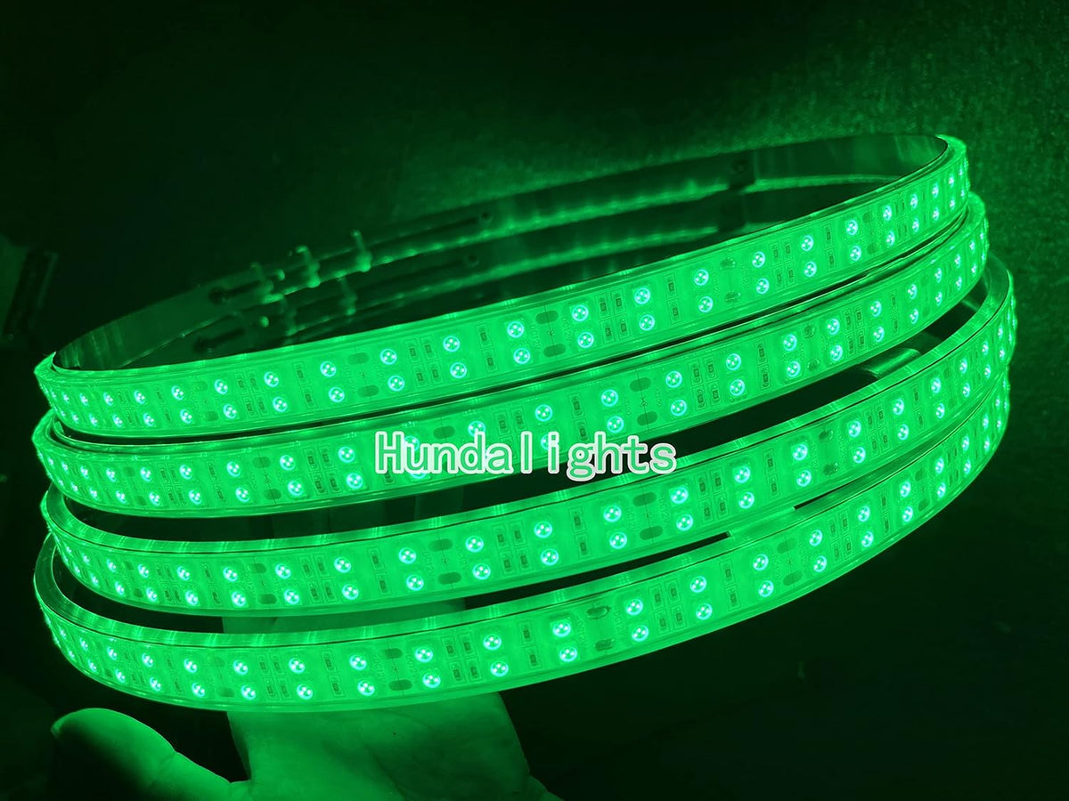 15.5 IP68 Brightest BLUE DOUBLE ROW LED Wheel Rim Lights N229