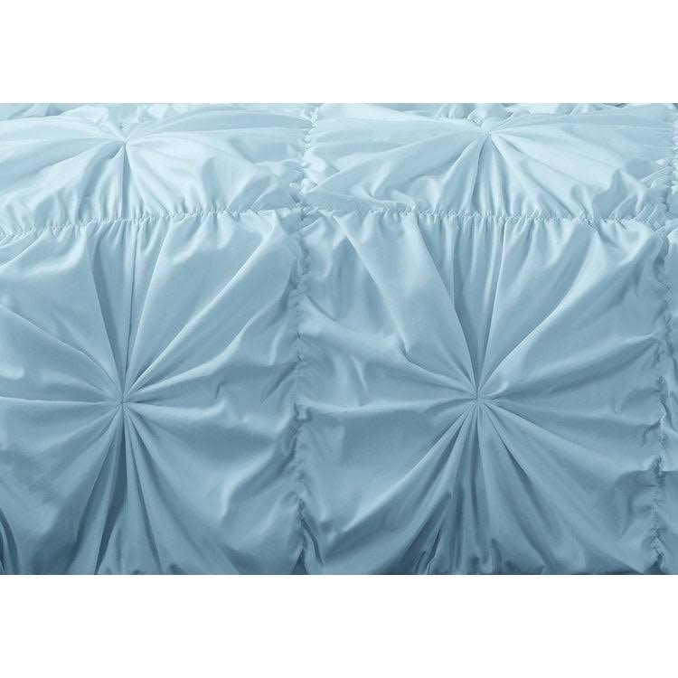 Light Blue King Duvet Cover Set W296532