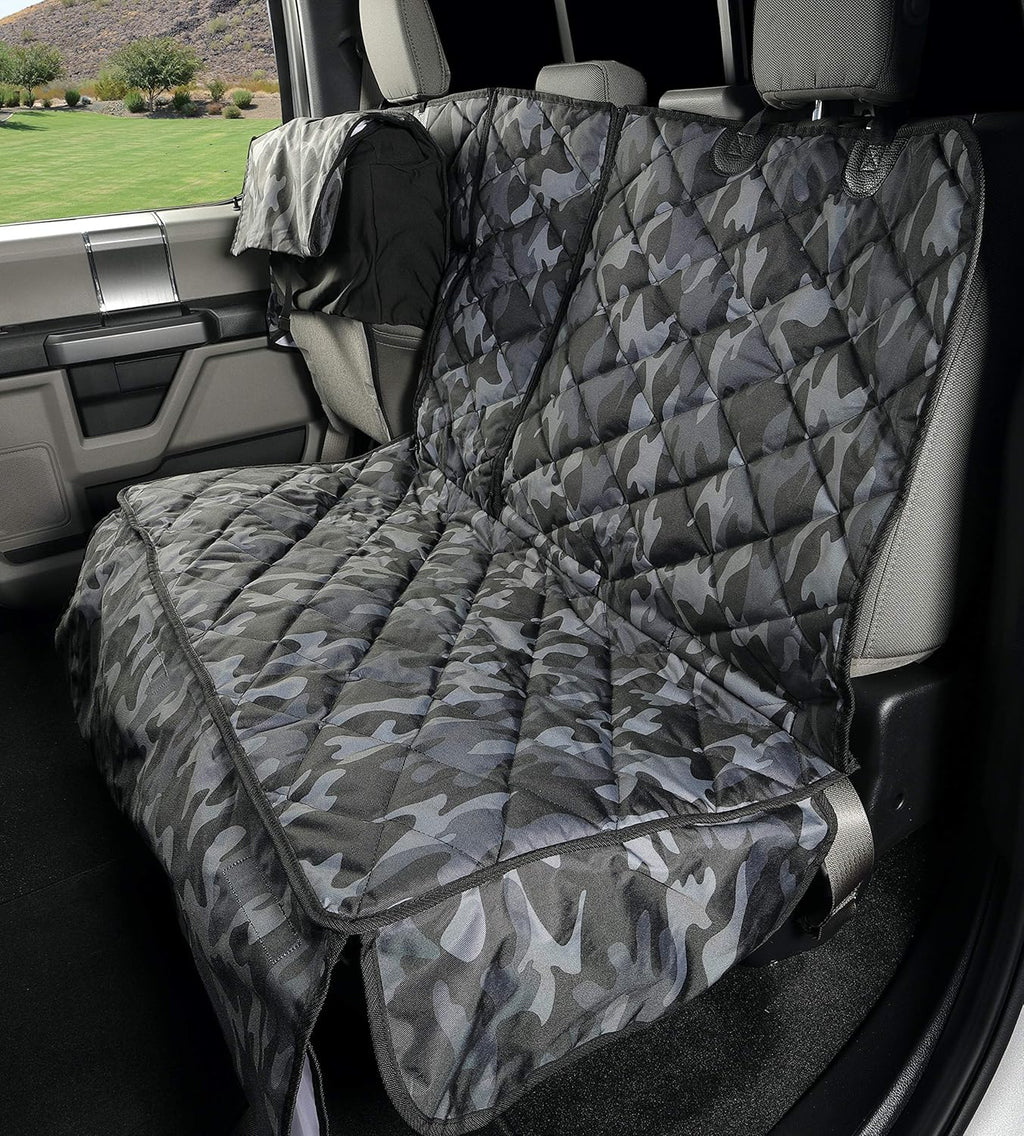 Heavy Duty Waterproof Rear Bench Seat Cover with Hammock U105640