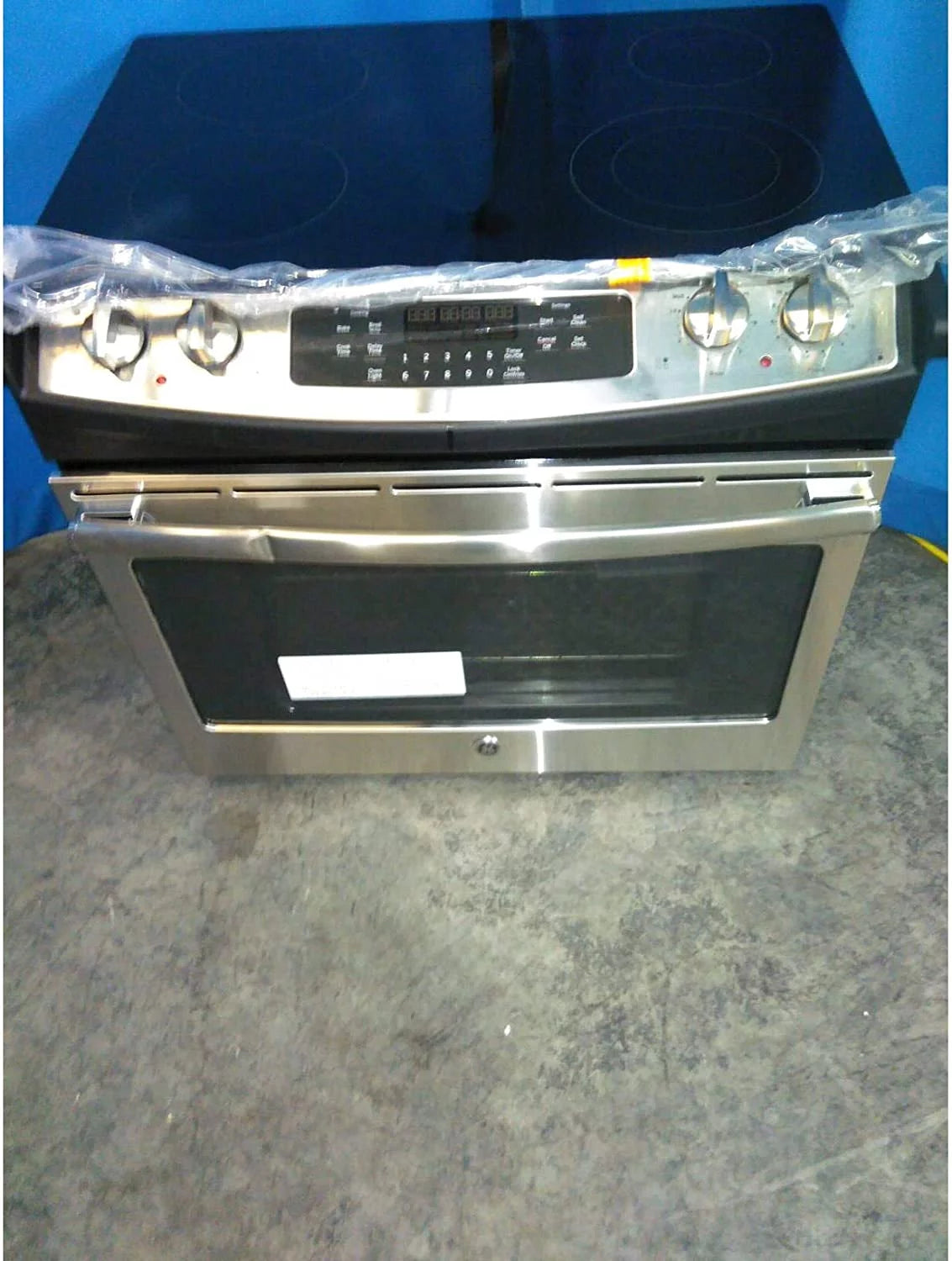 4.4 Cu.Ft. Stainless 4 Burner Drop-In Electric Range X619623