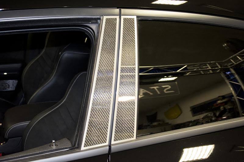 Door Pillar Trim Carbon Fiber 4pc X5192