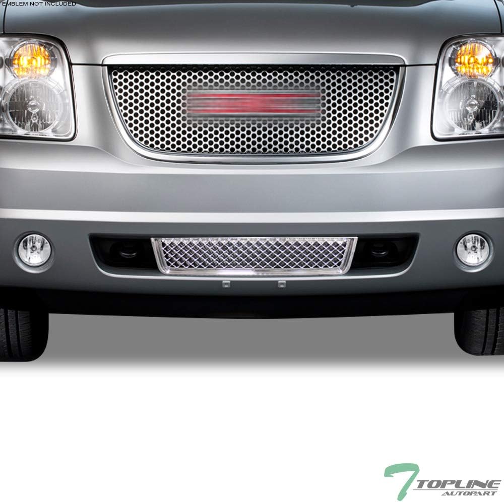 Chrome Mesh Front Lower Bumper Grill Grille ABS Z7334
