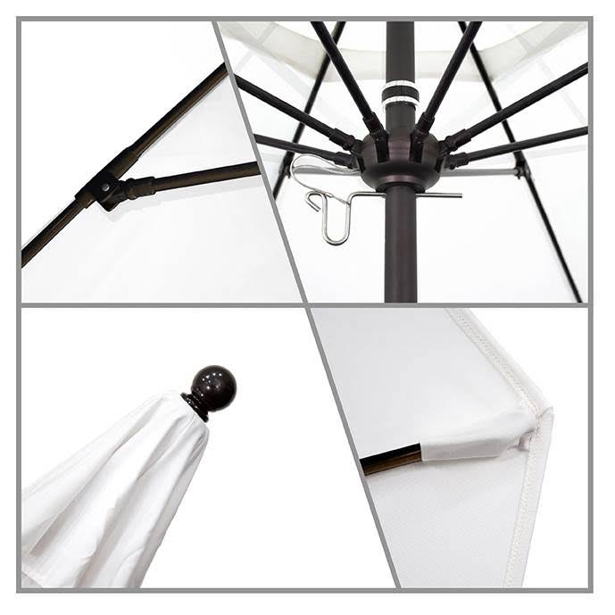7.5 ft Silver Market Umbrella J25980