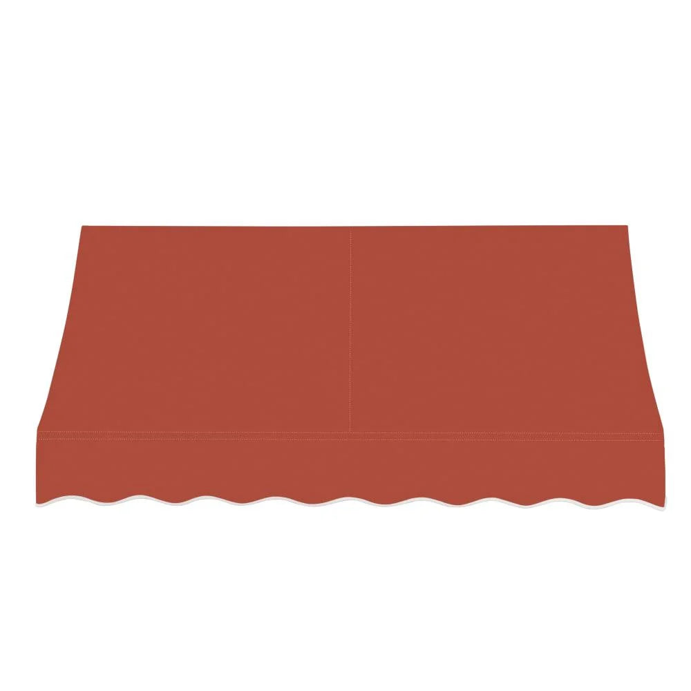 Terracotta Fixed Awning Acrylic Fabric V7334