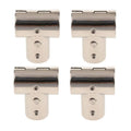 4pcs 22mm 90 Degree 3 Way Elbow Boat Deck Handrail Rail Tee Fittings R83982