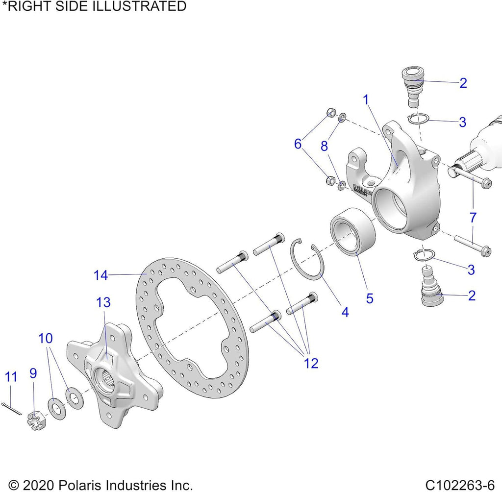 ATV Wheel Hub X87311