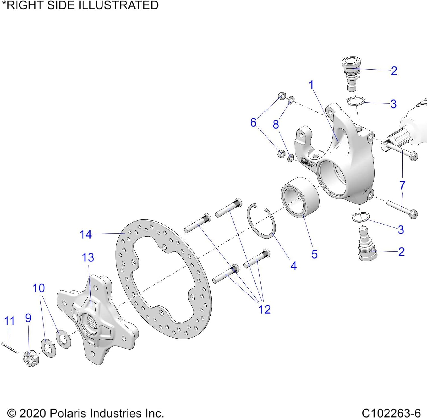 ATV Wheel Hub X87311