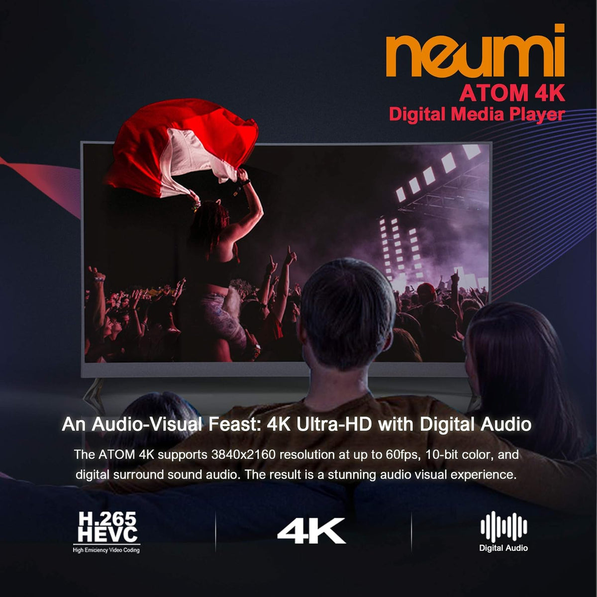 4K Ultra-HD Digital Media Player Pack of 2 R49652