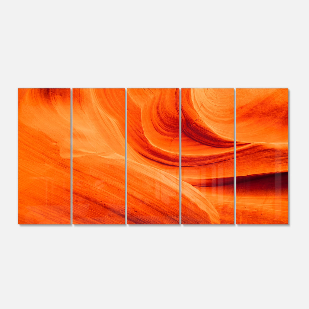 Orange Upper Antelope Canyon Metal Wall Art E64688