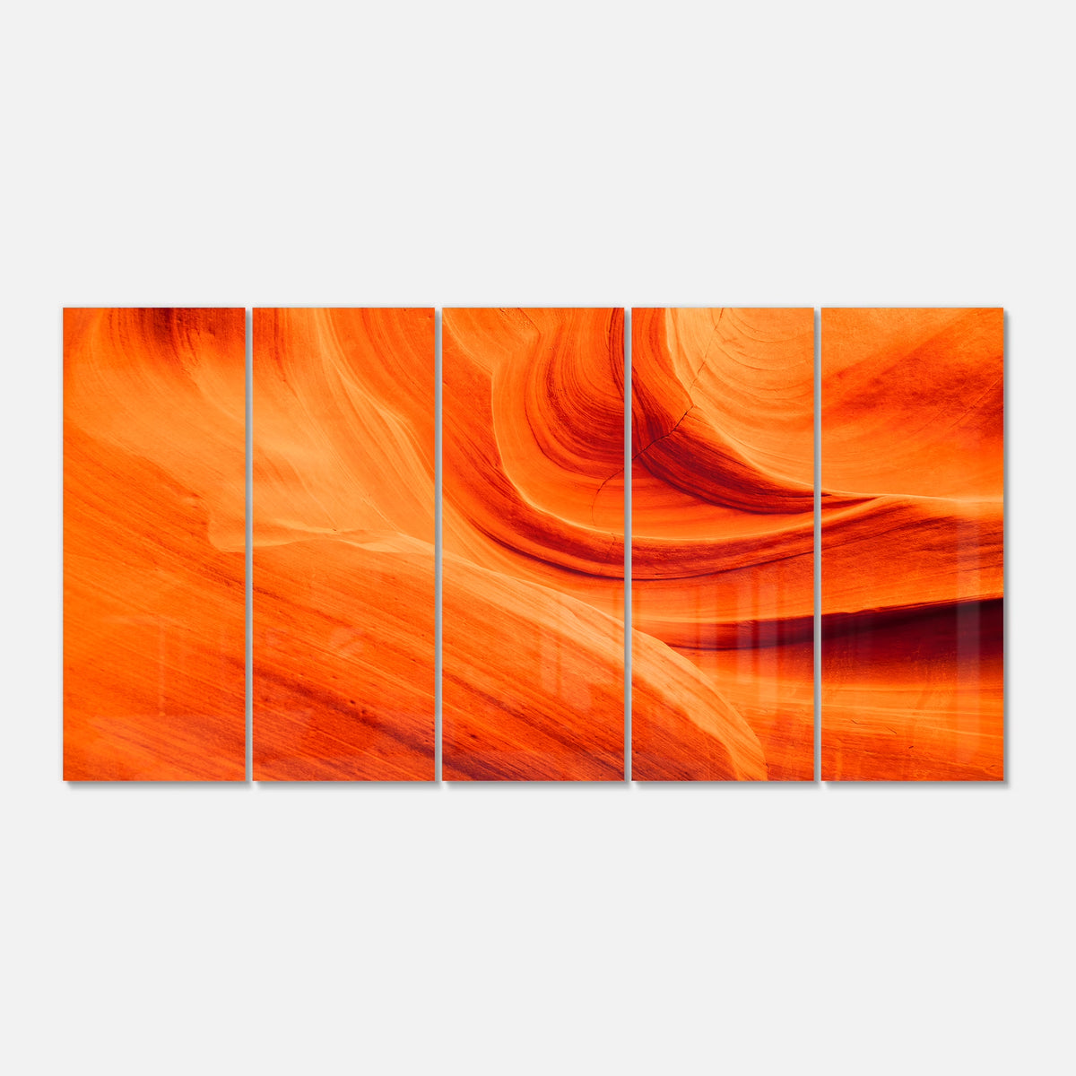 Orange Upper Antelope Canyon Metal Wall Art E64688