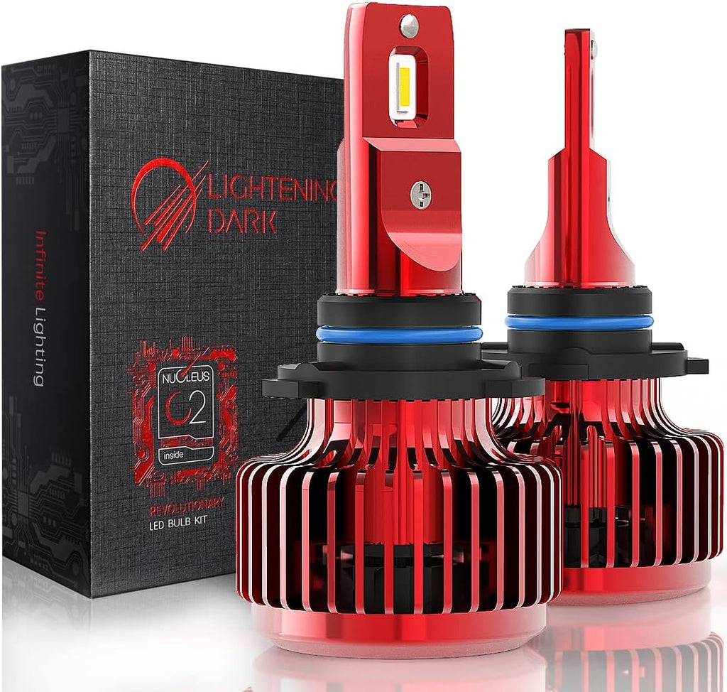 9008 LED Headlight Bulbs 6500K Cool White 80W Pack of 2 P5481