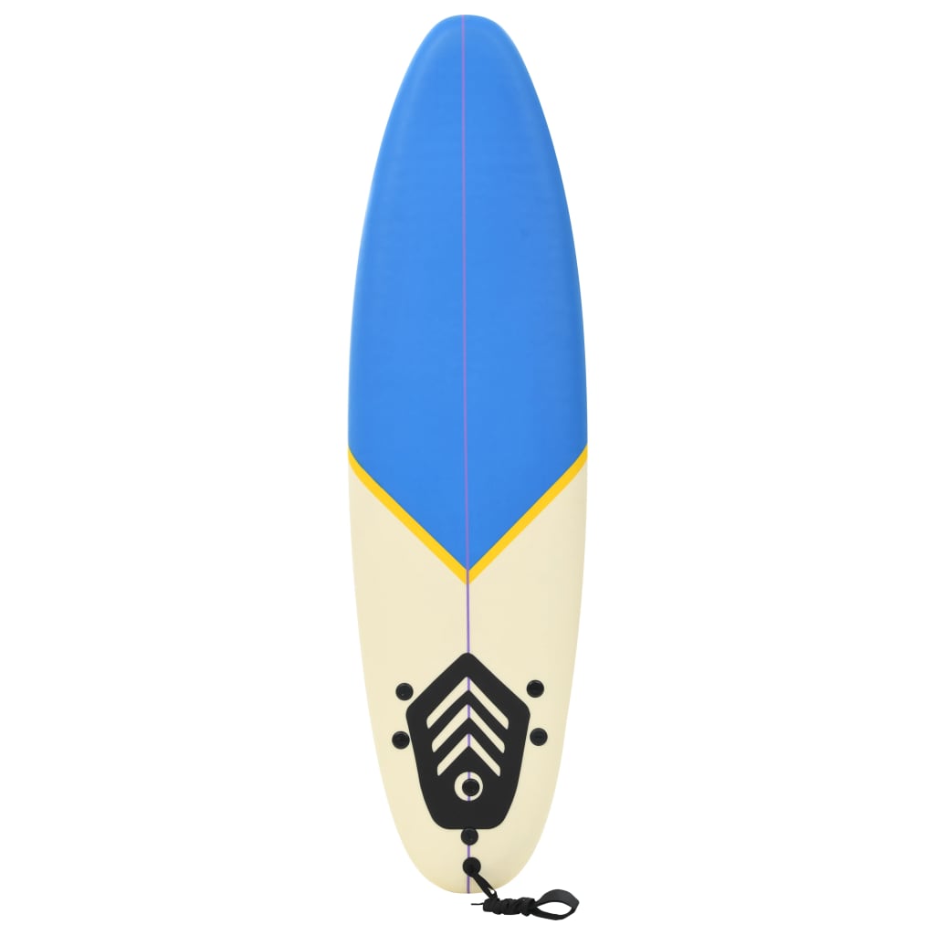 Blue and Cream Surfboard J3747