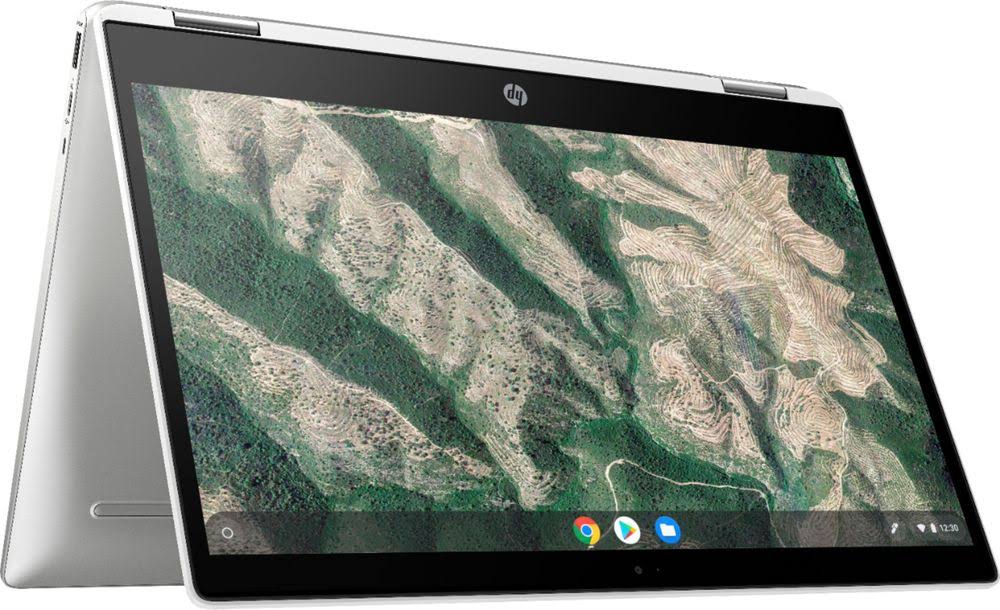14″ Convertible Chromebook - Celeron N4000 - 4 GB RAM - 32 GB SSD - Natural Silver H1740