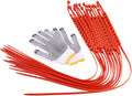 20Pcs Anti-skid Nylon Tyre Chains with 1 Pair of Gloves P433