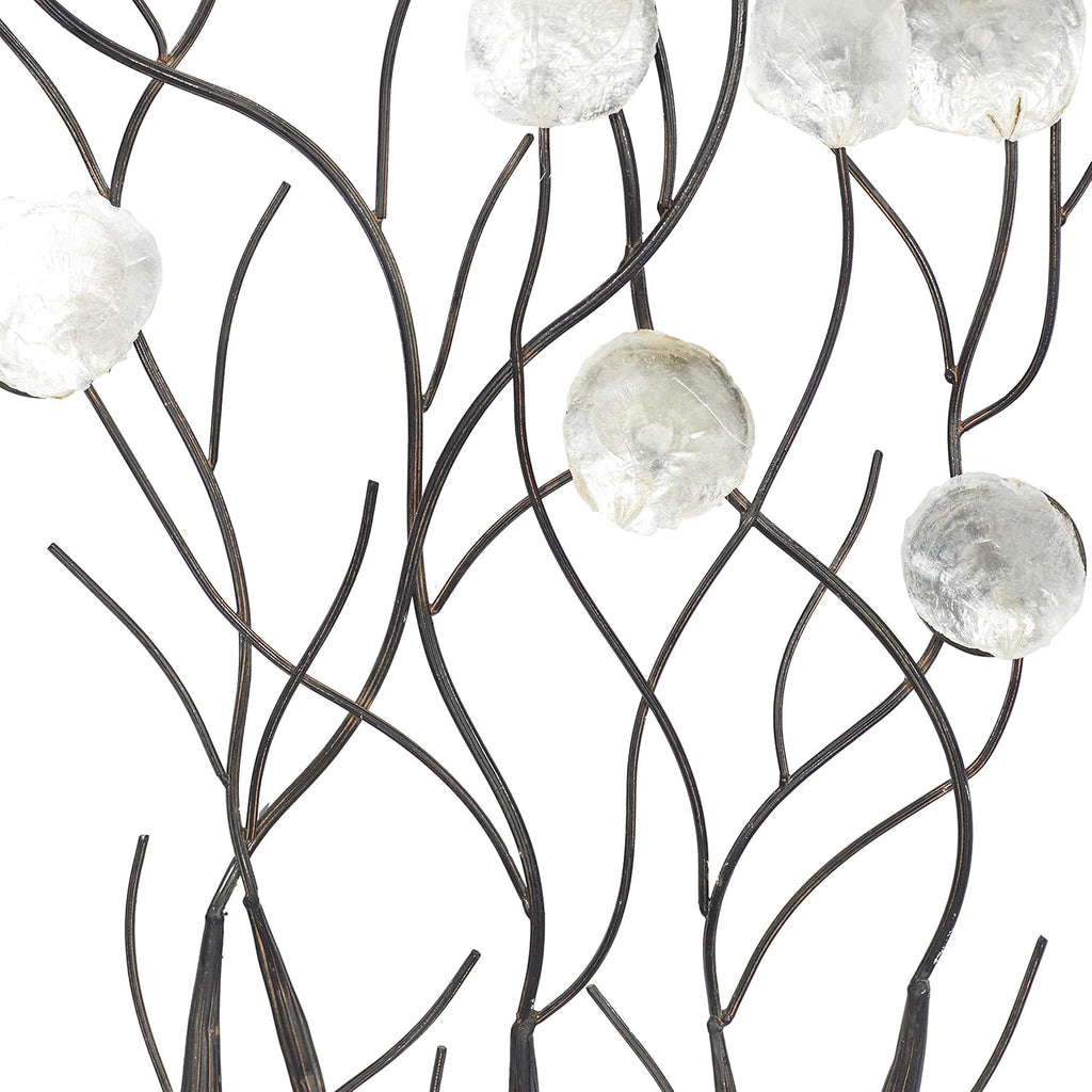 Metal Capiz Wall Decor O2235