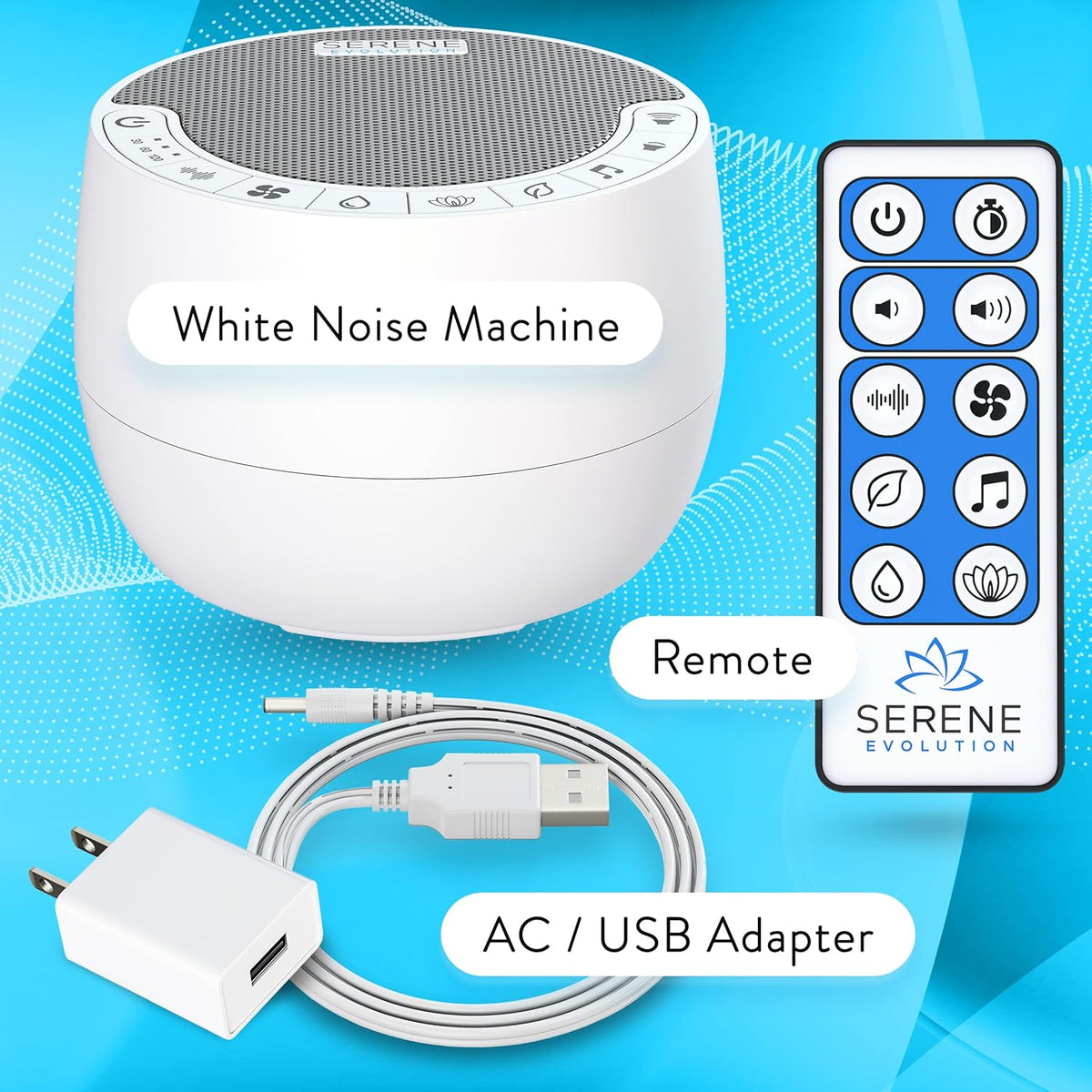 White Noise Machine with 60 Sounds H283916