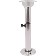 Silver Height Adjustable Table Pedestal Stand Base F71977