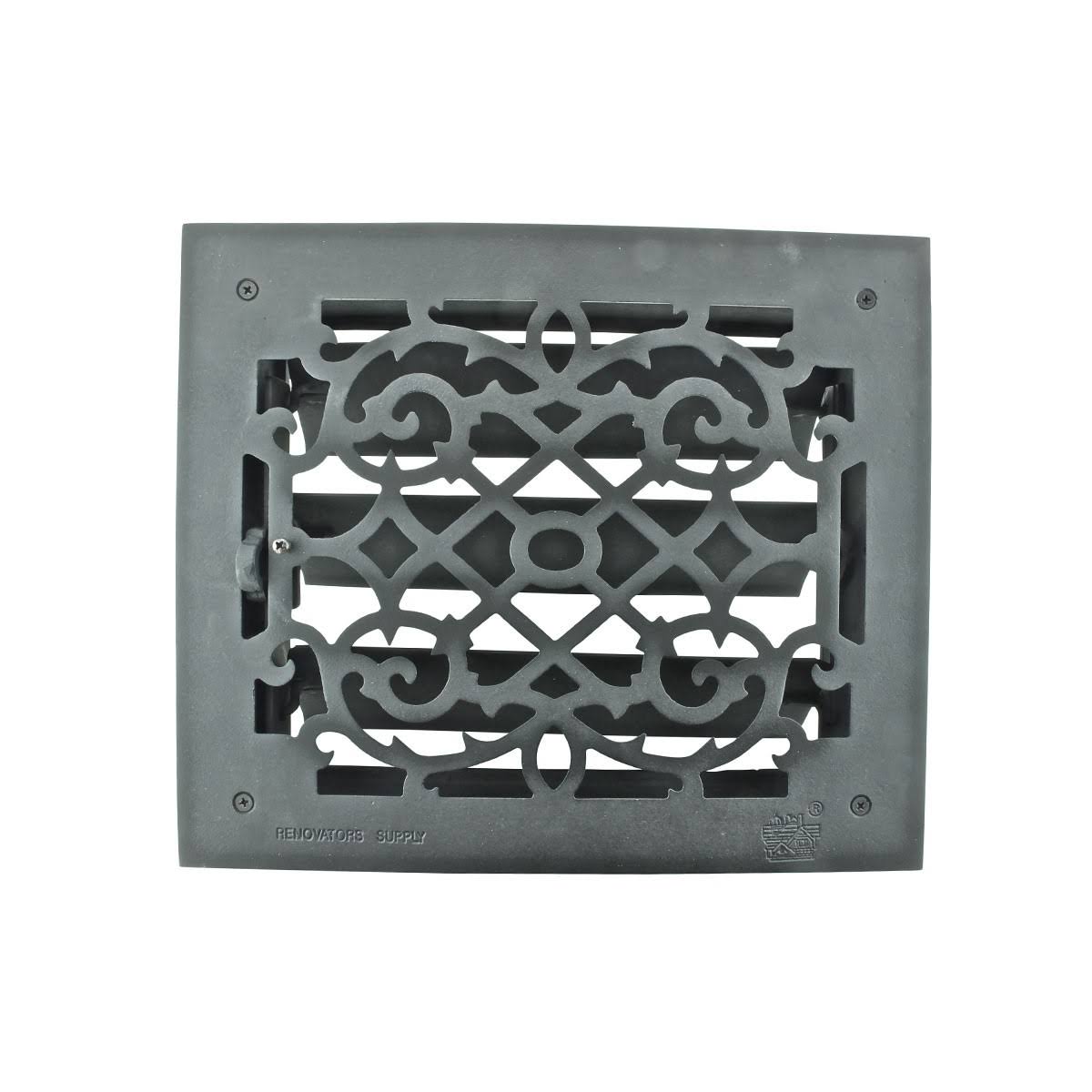 Victorian Cast Floor Heat Register Vent 10 x 12 Z58875