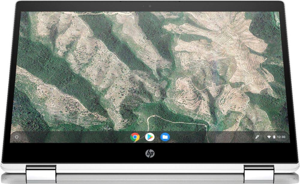 14″ Convertible Chromebook - Celeron N4000 - 4 GB RAM - 32 GB SSD - Natural Silver H1740
