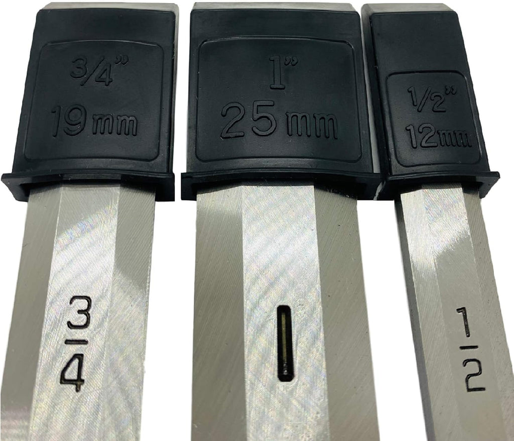 3-piece Japanese Steel Wood Chisel Set with Safety Cap H710768