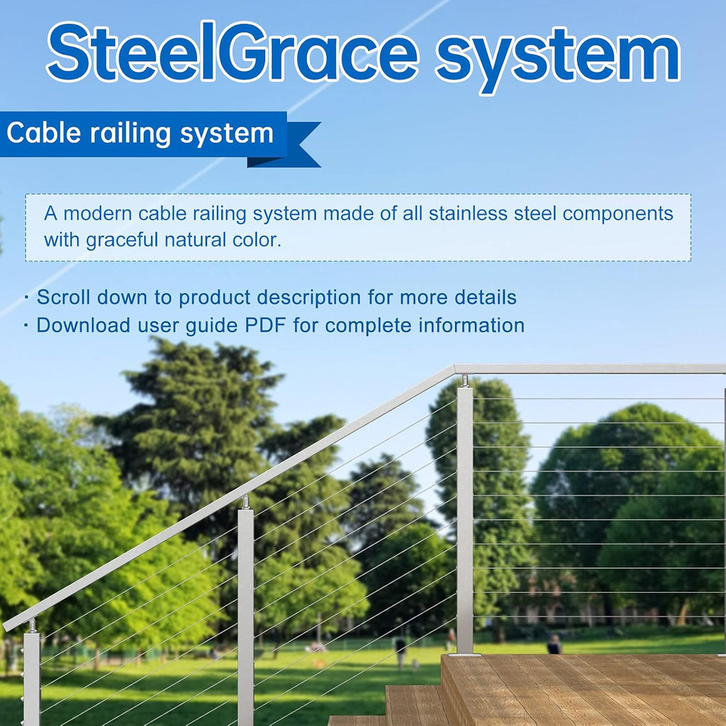 Stainless Steel Brushed Pre-Drilled Posts P125