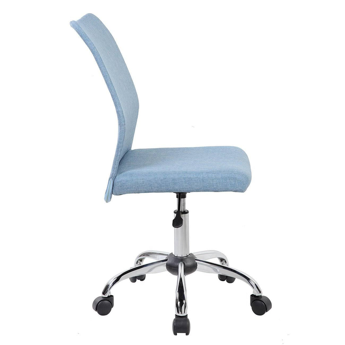Black Armless Task Chair W670