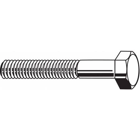 7/8-14X1-1/2 Steel Gr 8 Plain Hhcs, PK50 A515