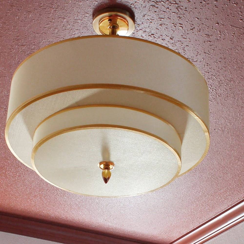 5 Light Satin Nickel Semi-Flush Ceiling Light L554891