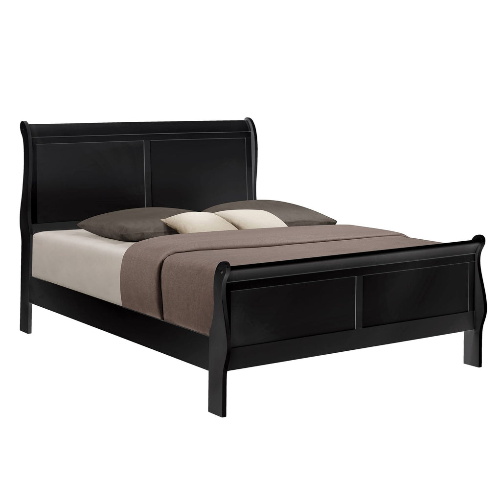 Twin Sleigh Bed Cappuccino T647
