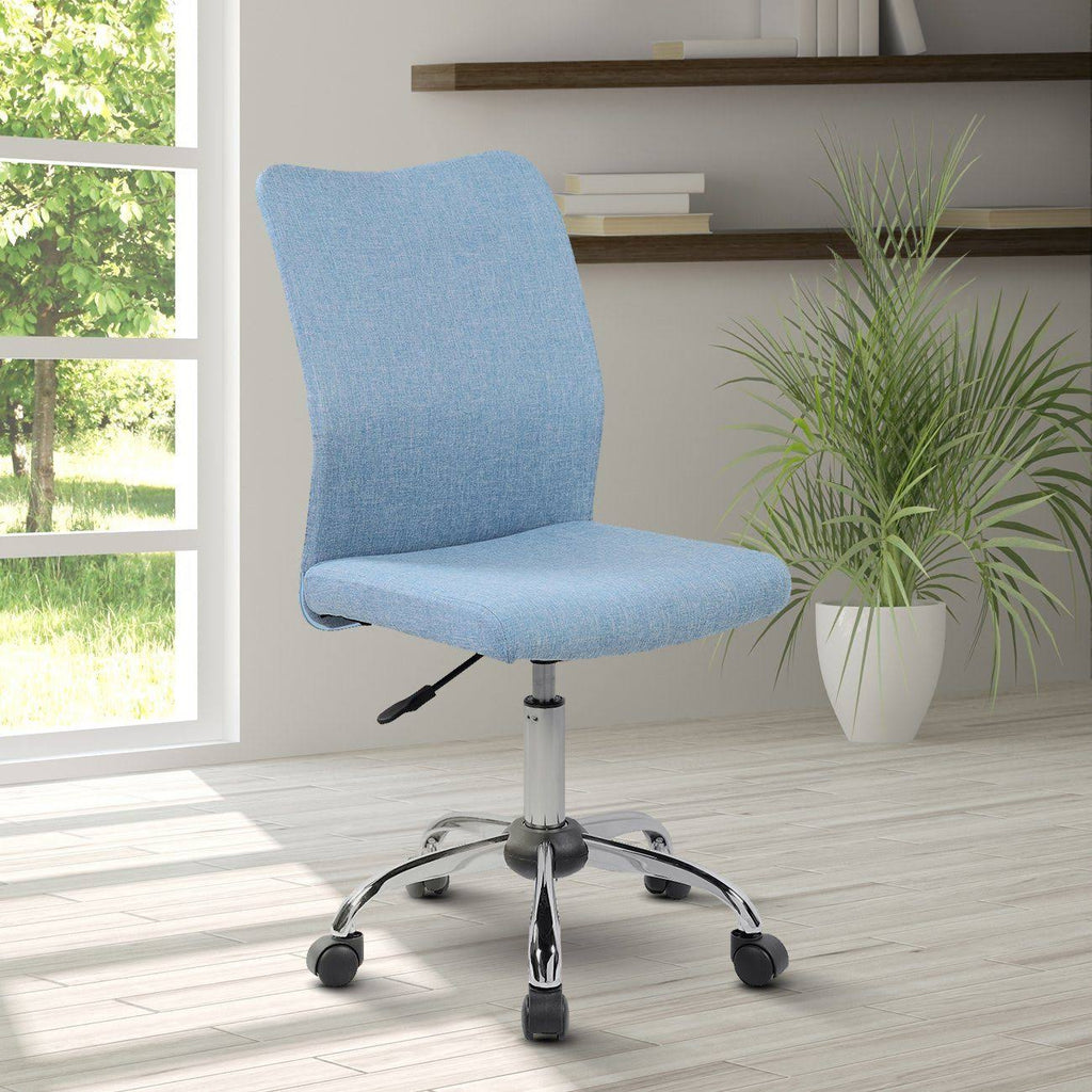 Black Armless Task Chair W670