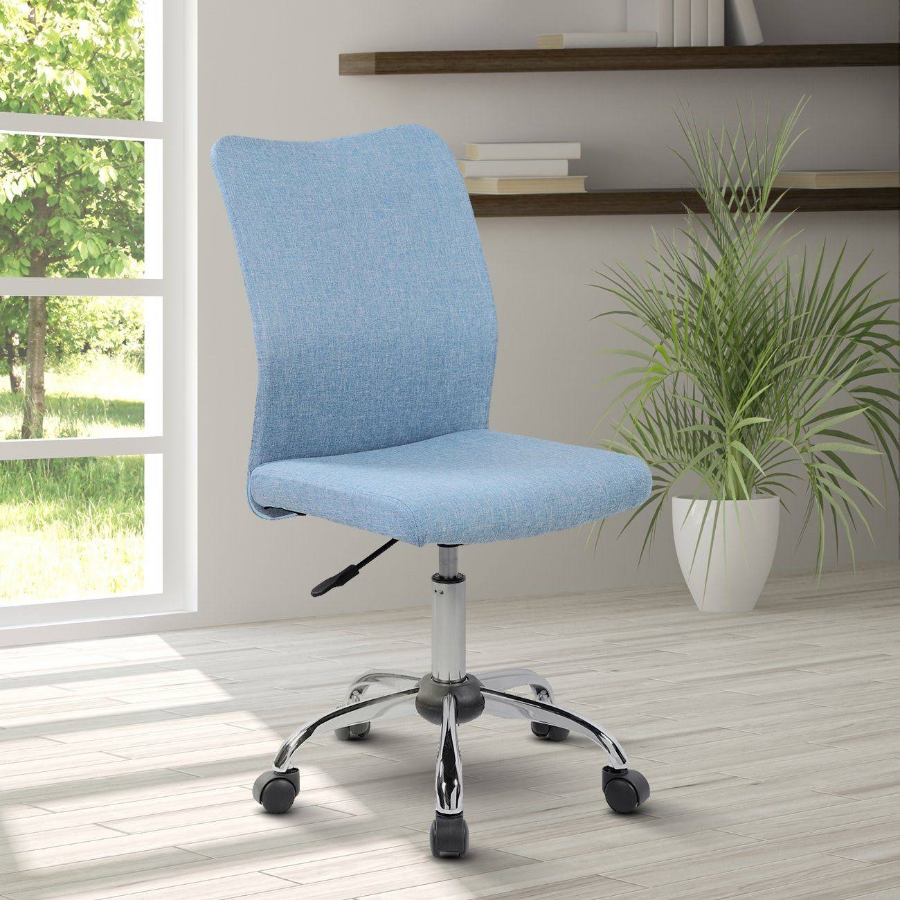 Black Armless Task Chair W670