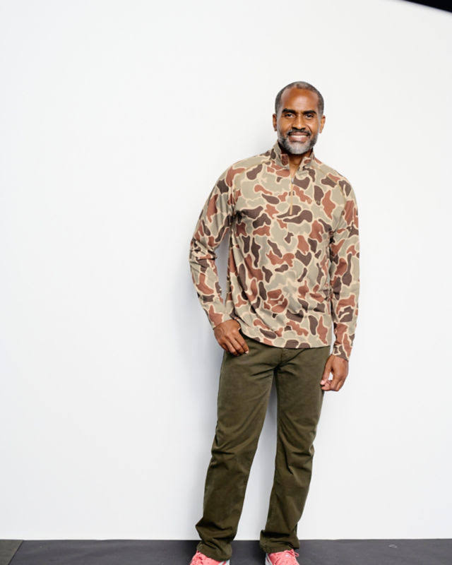 Camo 1/4 Zip P43853