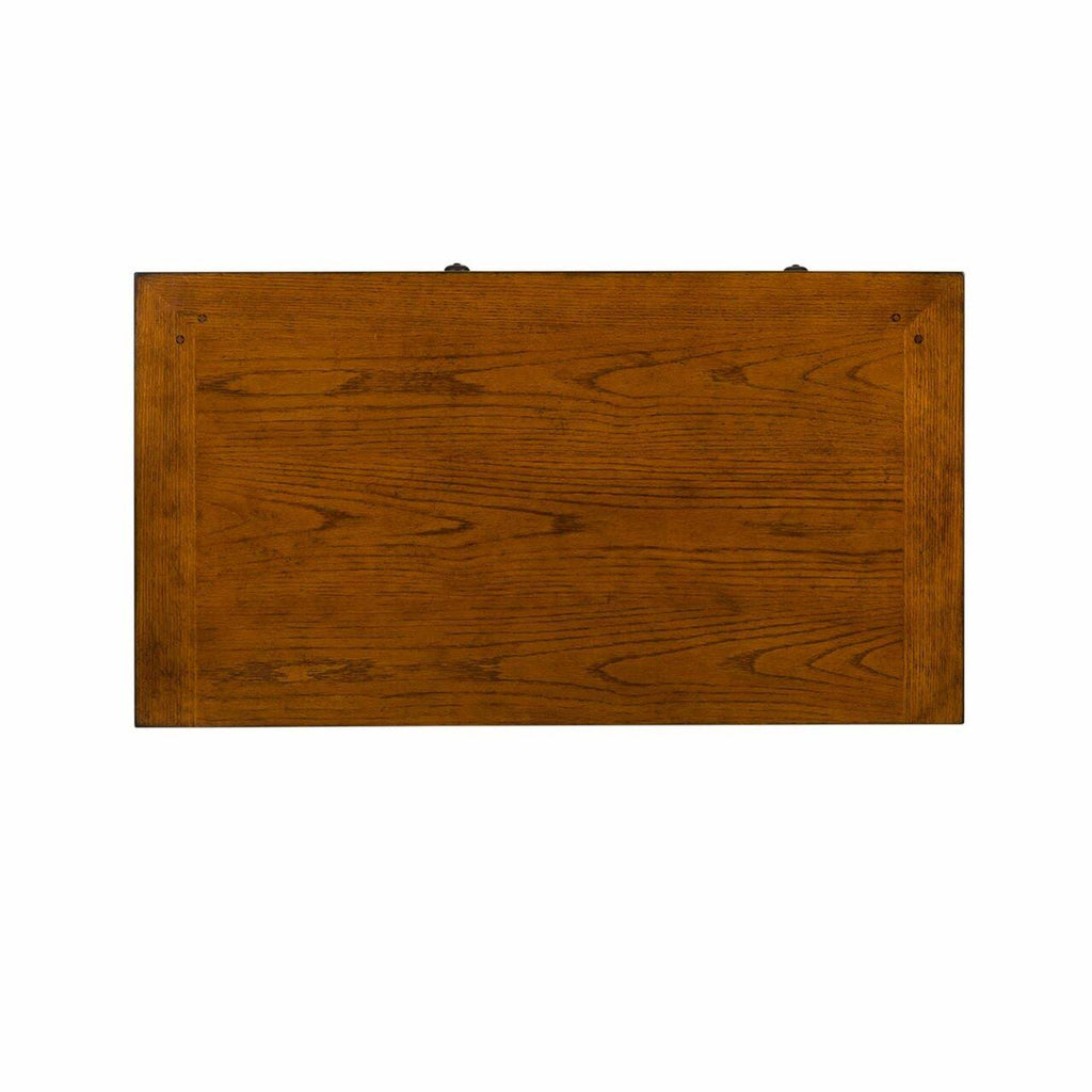 Aged Oak Youth Student Desk D9456