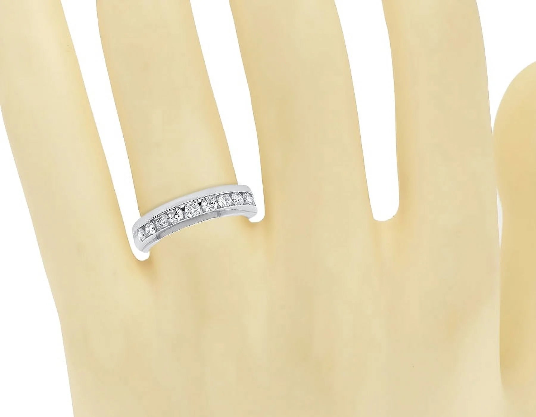 Mens 5.5mm Channel Diamond Band N9459