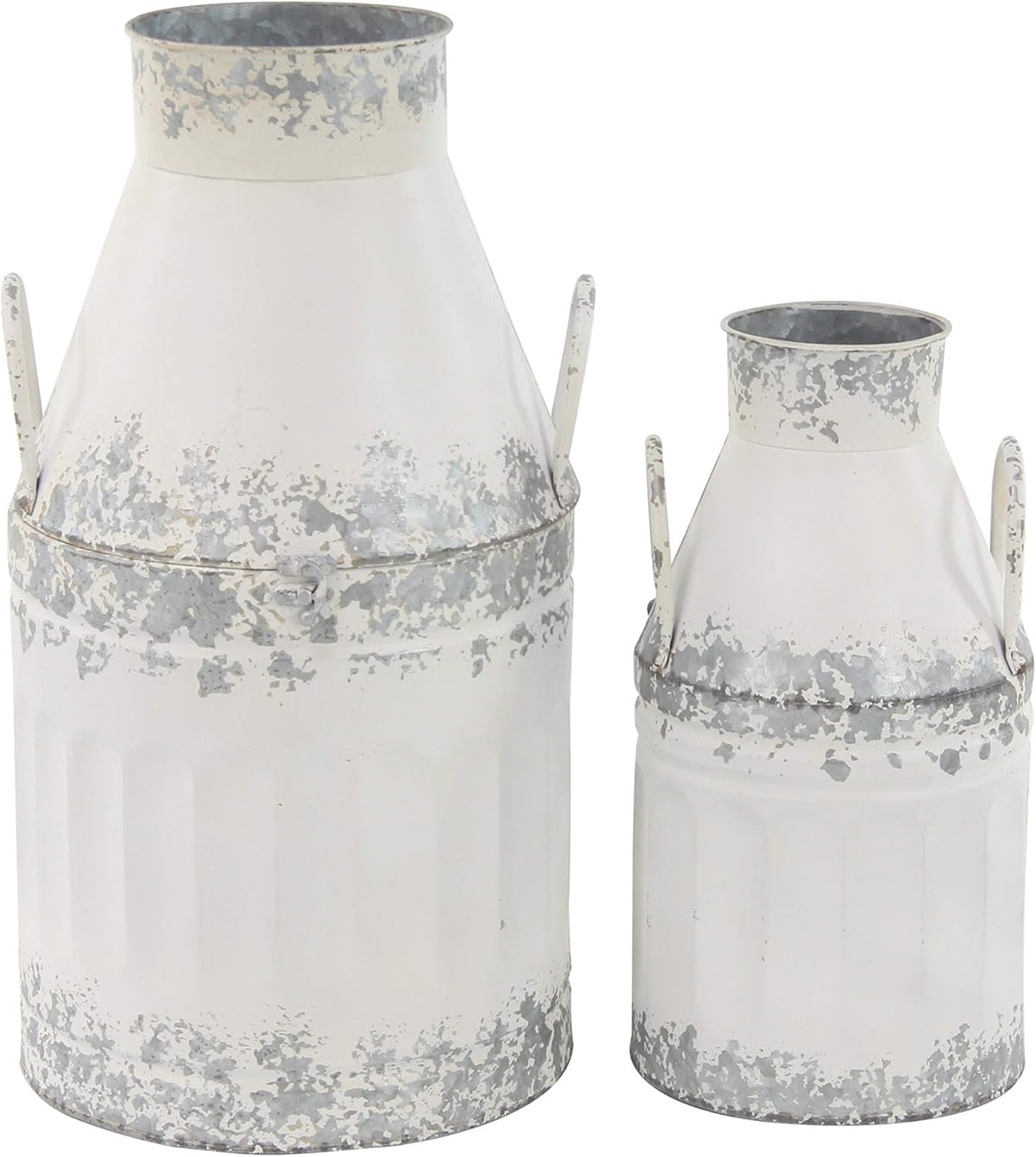 White Decorative Milk Can A187665