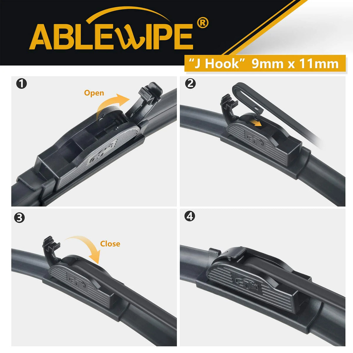 22" + 20" Windshield Wiper Blades Set of 2 X5330