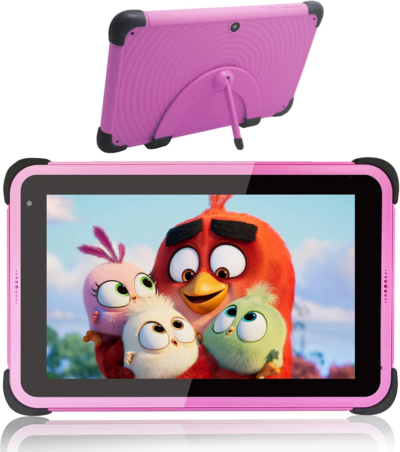 Pink Kids Tablet with Case and Stand Y7513