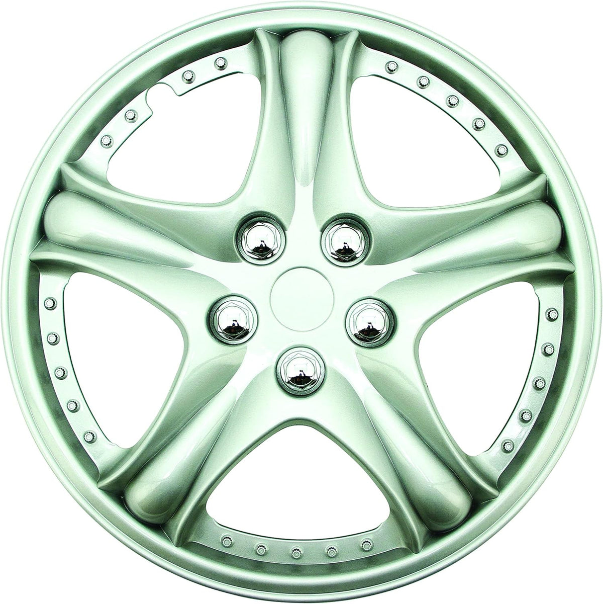 Satin Black 15 ABS Wheel Cover, Pack of 4 W4514