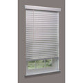 Cordless Faux Wood Blind, white, 29-1/2x22w x 4 U716