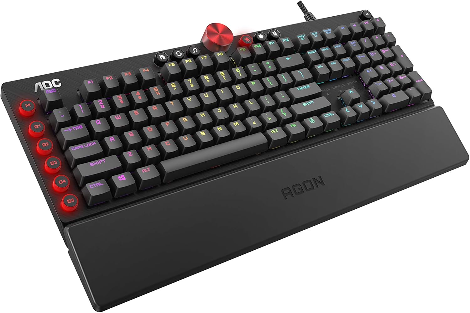 RGB Gaming Mouse with OMRON Switches, 16000 DPI, Adjustable Weight L44502