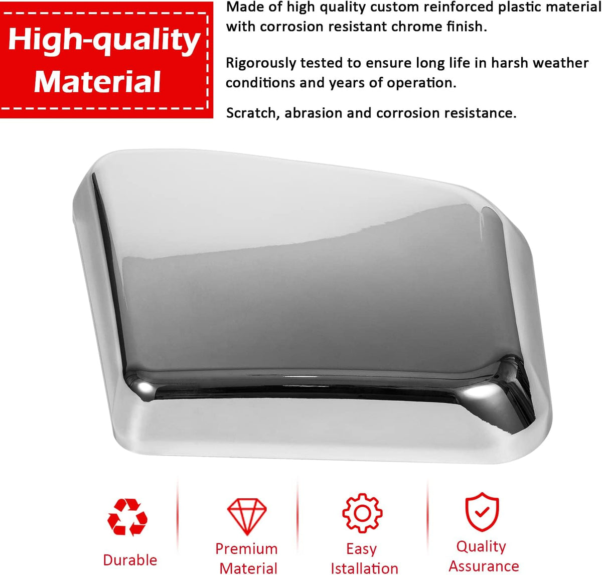 Chrome Hood Vent Cover for Hummer H2 R80664