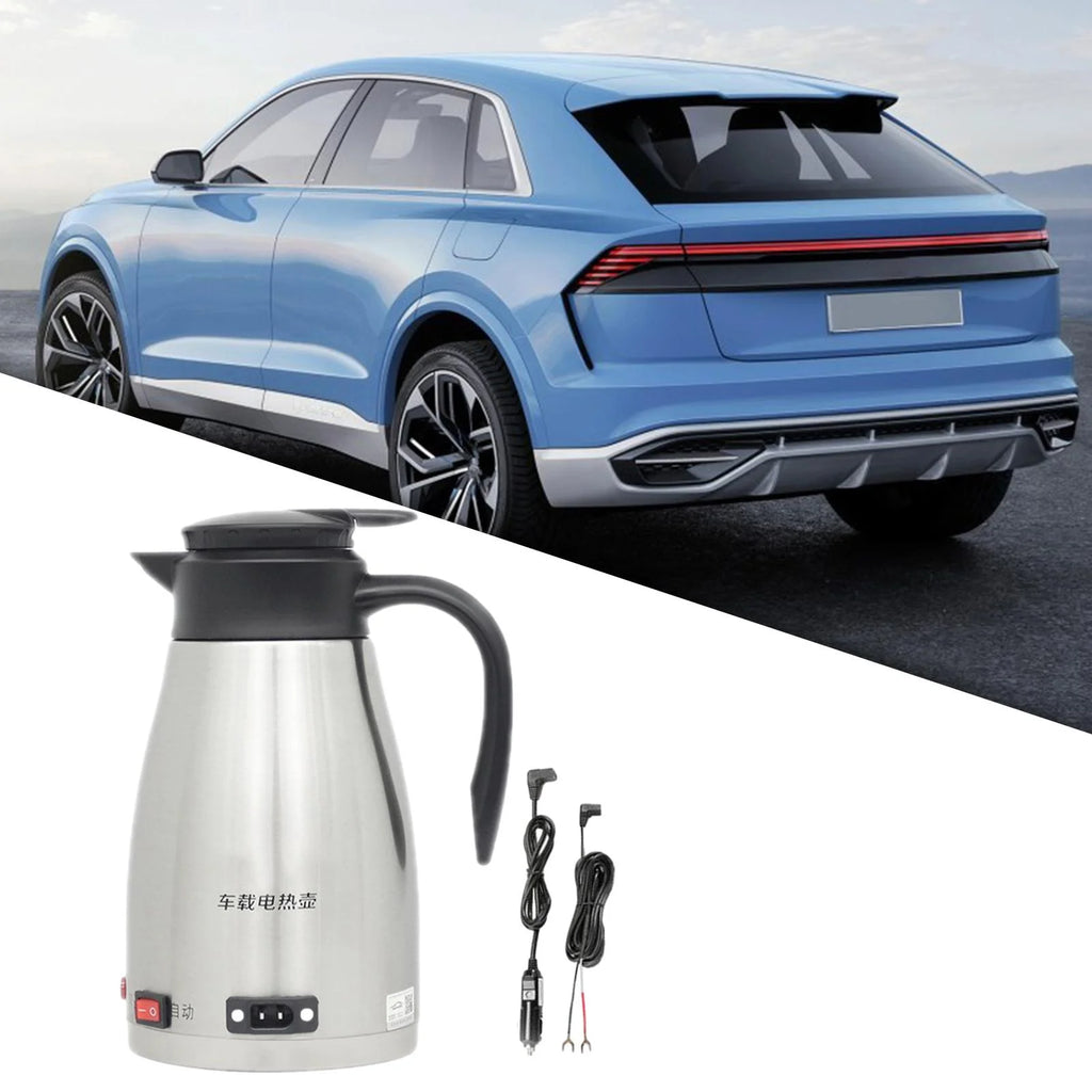 12V Stainless Steel Car Electric Kettle with Indicator Light H344602