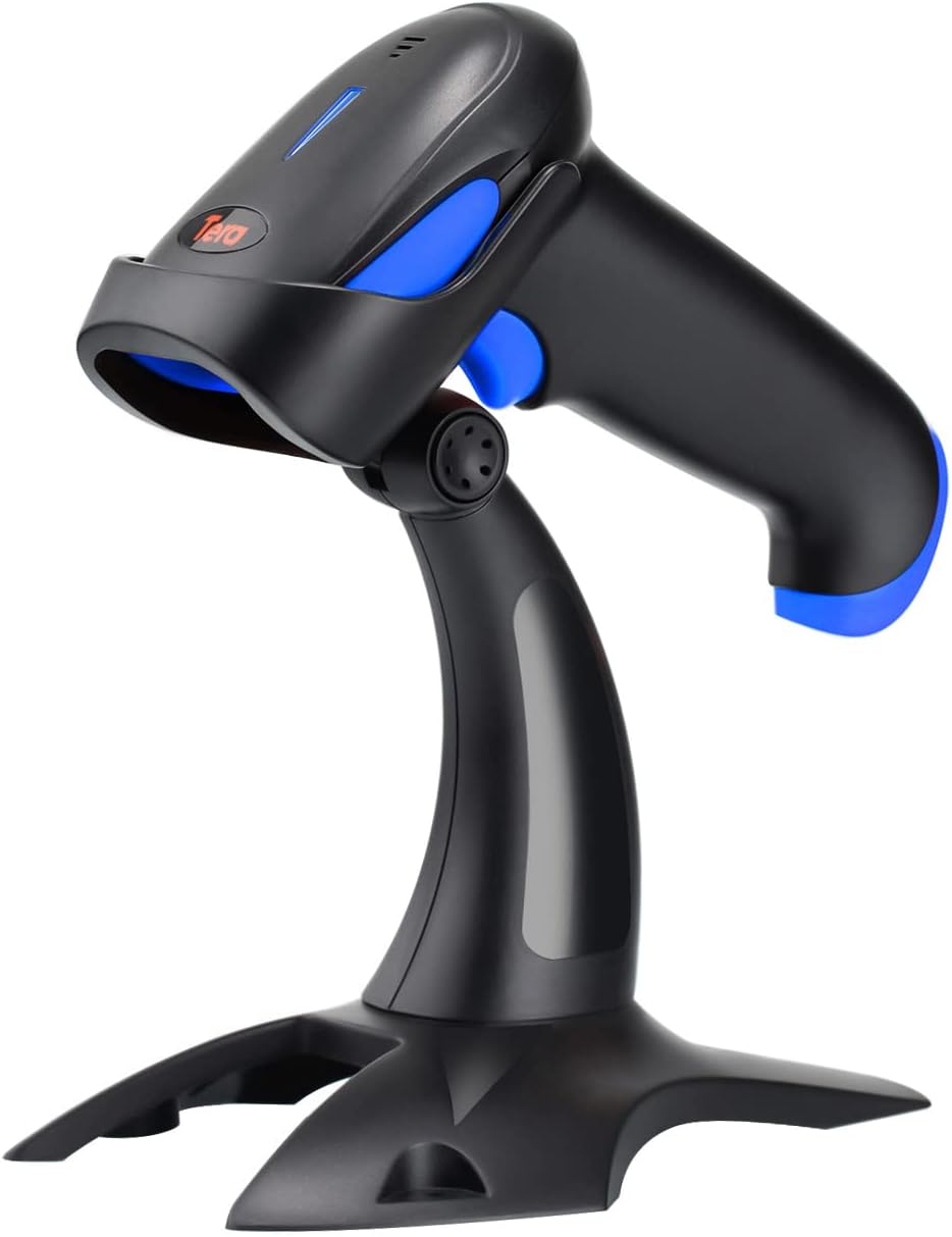 2D Wireless Barcode Scanner with Stand, Pack of 2 Y403