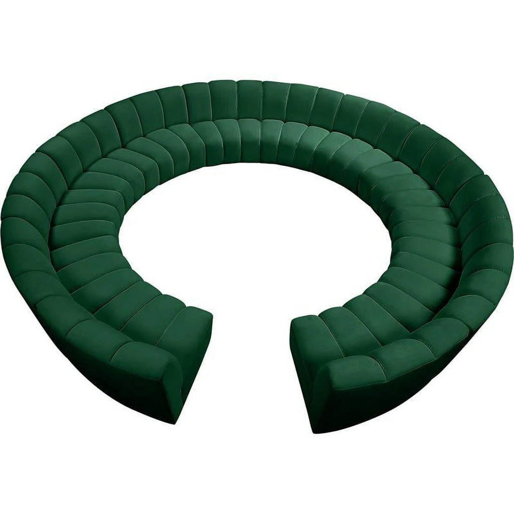 Green Velvet Modular Sectional K802