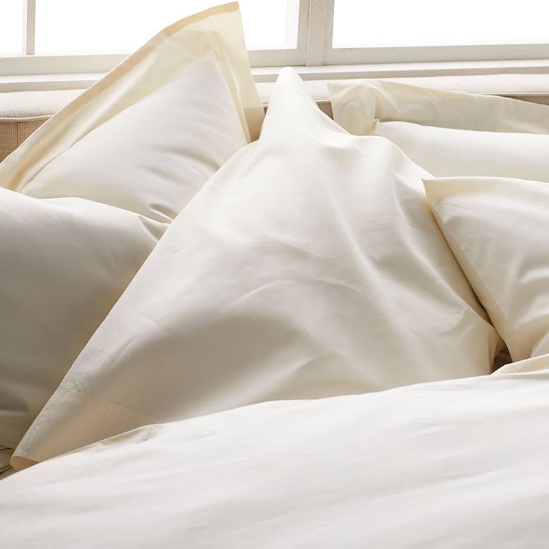 Ivory Euro Supima Cotton Percale Sham Z491818