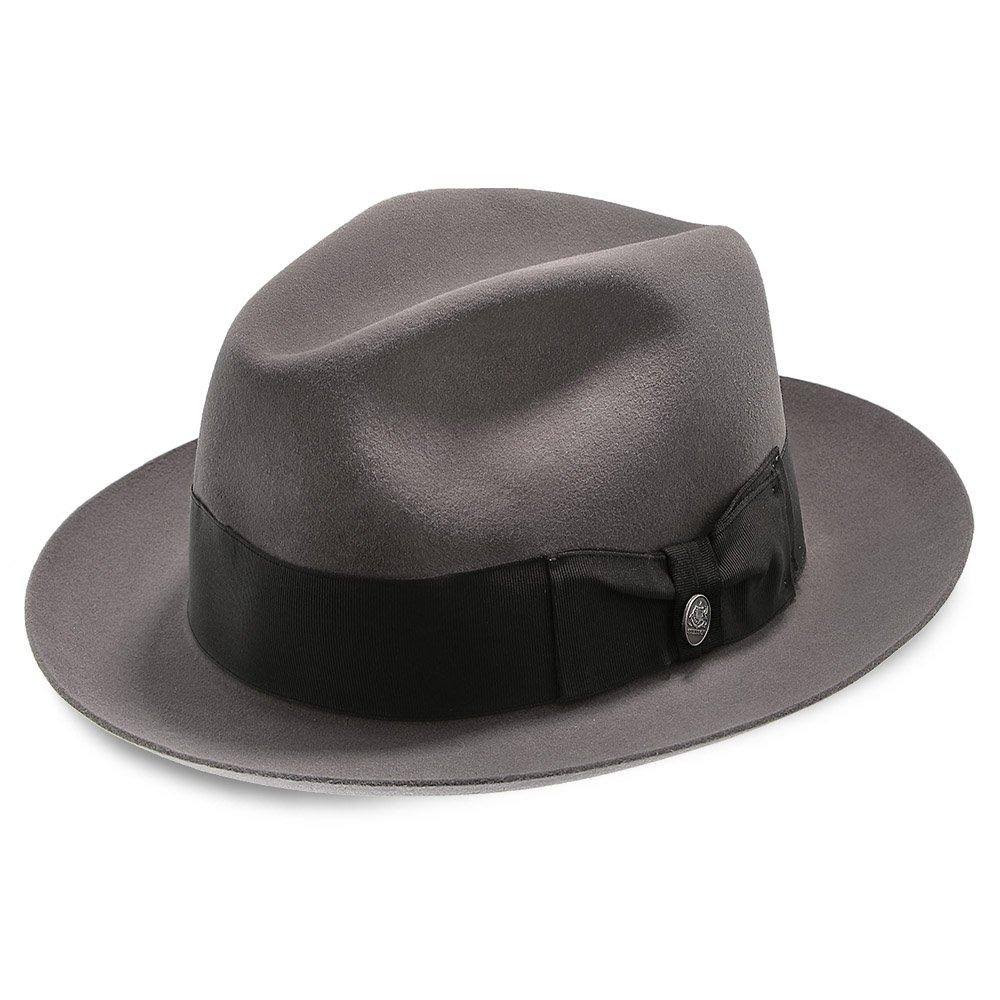 Caribou Fur Felt Fedora Hat I6042