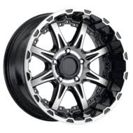 17x22 Rims 17x8.5 5-139.70/0 Wheels, Gloss D41253