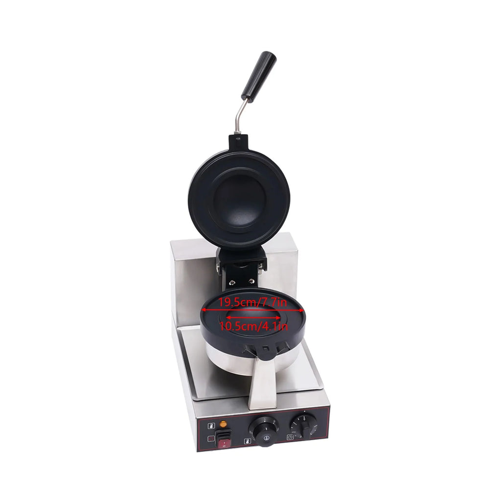 Electric Burger Waffle Maker Non Stick Panini Press Machine 1000W Single Head K92270