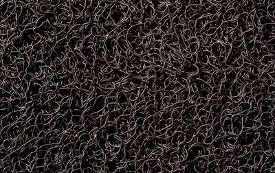 Black 4 ft x 20 ft Scraper Matting H183