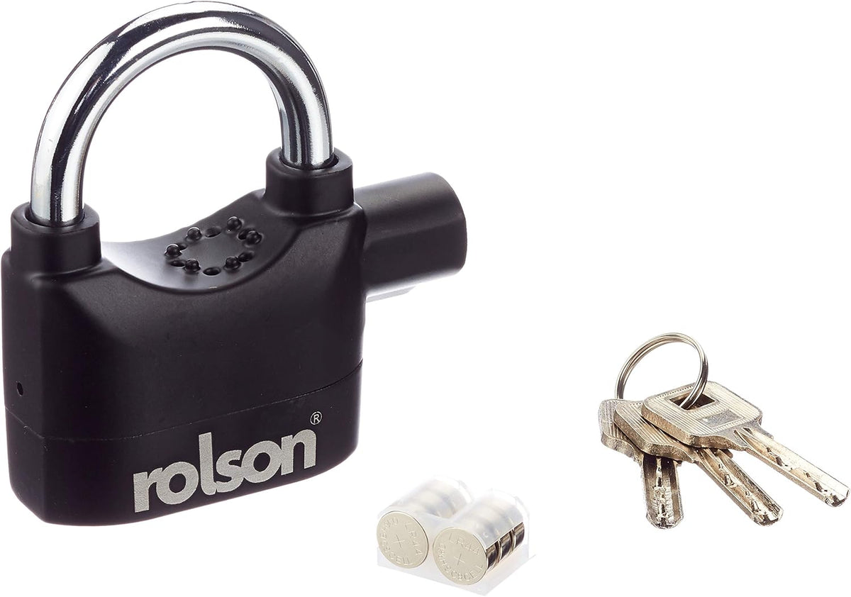 Alarm Padlock with 100db Siren, Pack of 2 J54078